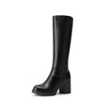 Women’S Knee-High Block Heel Boots