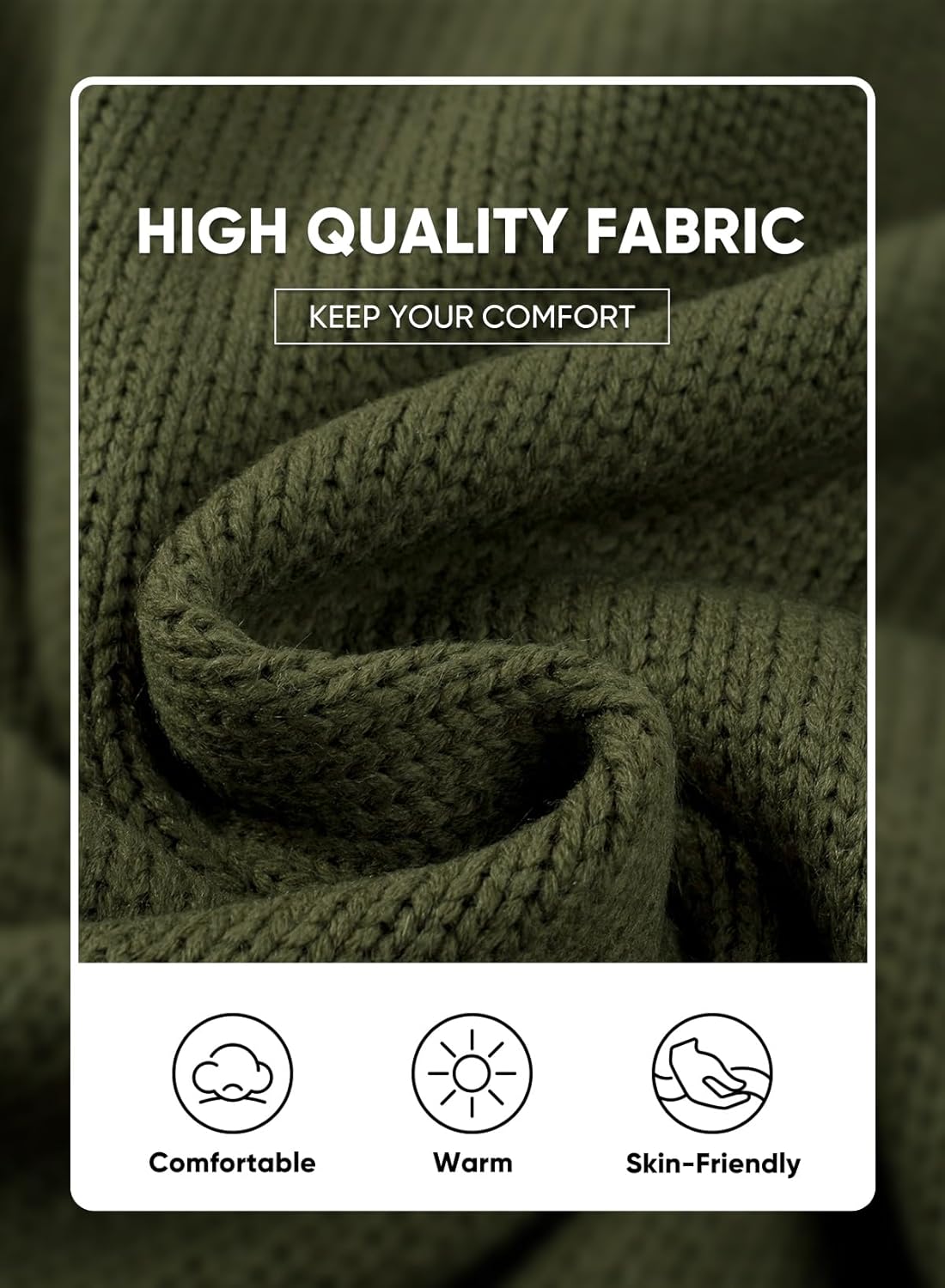 Men's Cable Knit Pullover Sweater Casual Crewneck Long Sleeve Fisherman Knitted Sweaters