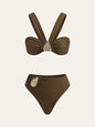 Metal Decor Bikini Set