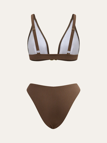 Metal Decor Bikini Set