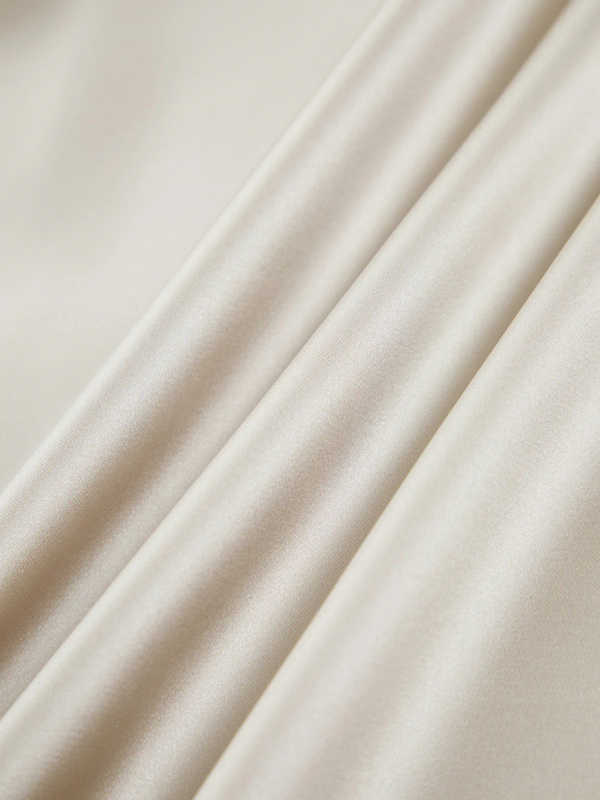 Satin Zippered Mini Skirt