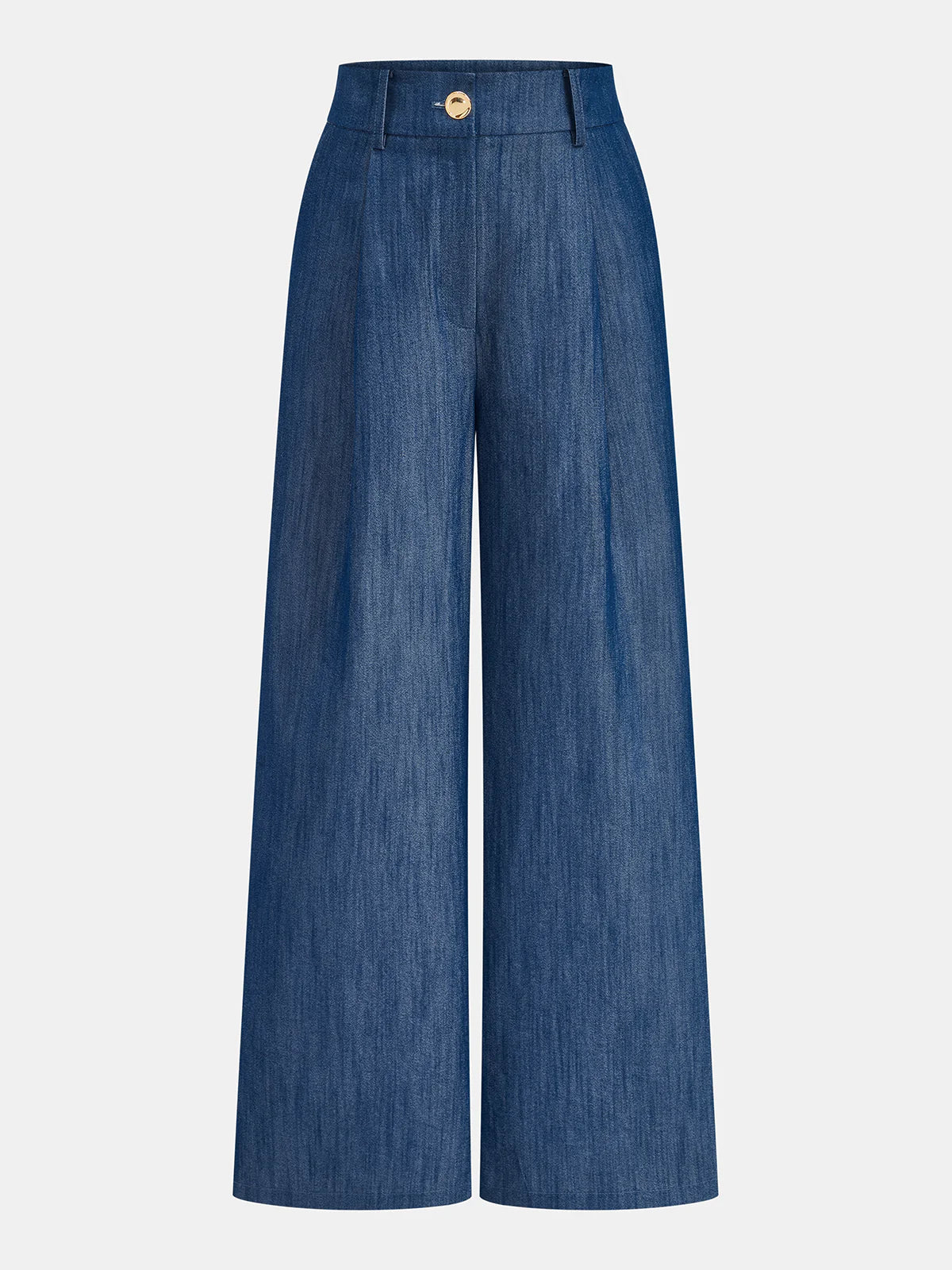 Cross-Tie Crop Top & Wide-Leg Pants Set