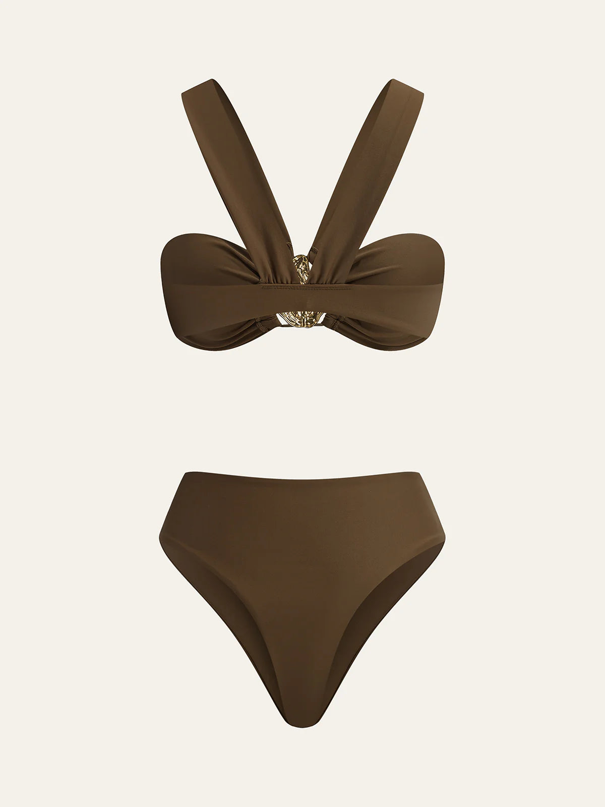 Metal Decor Bikini Set