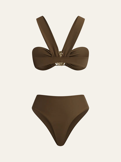 Metal Decor Bikini Set