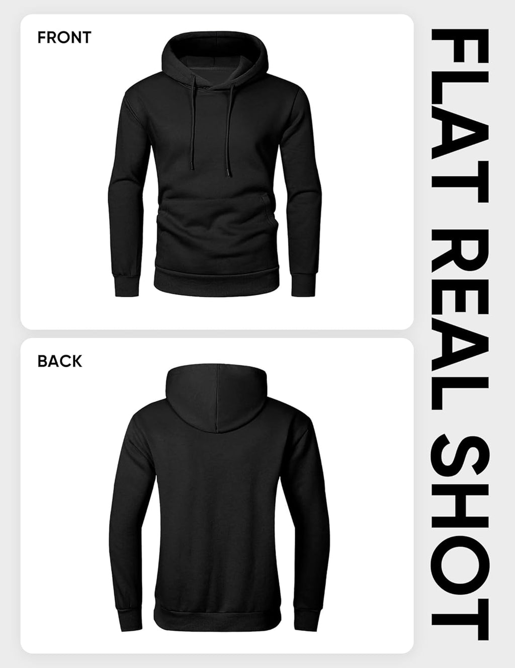 Mens Casual Cotton Hooded Collar Drawstring Hoodies Pullover Sweatshirts Casual Long Sleeve Shirts