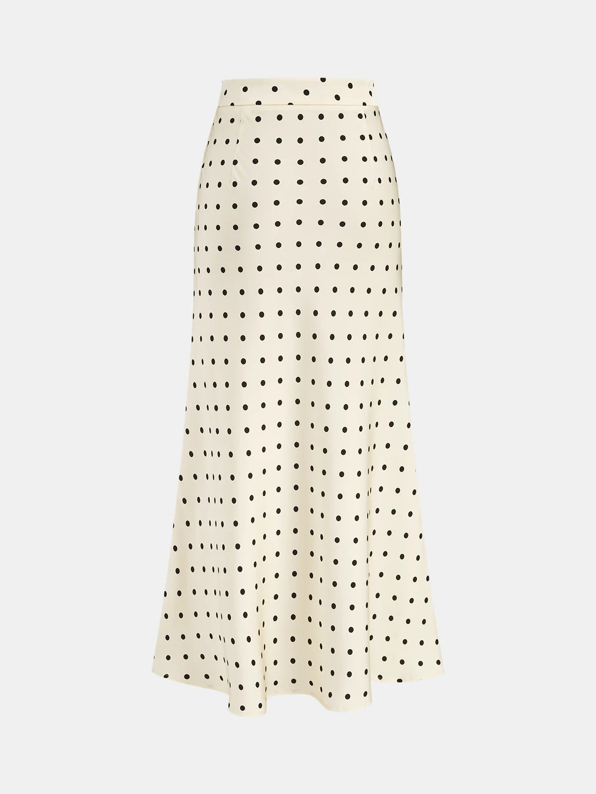 Polka Dot Cowl Neck Top & Maxi Skirt Set