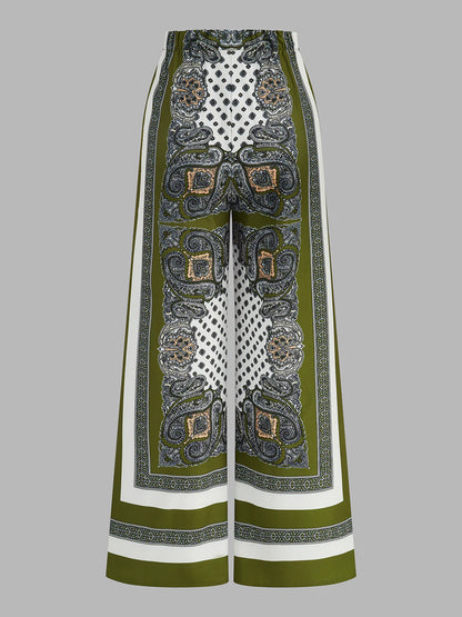 Paisley Print Cami Top & Pants Set