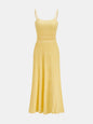 Openwork Ribbed Knit Cami Maxi Dress
