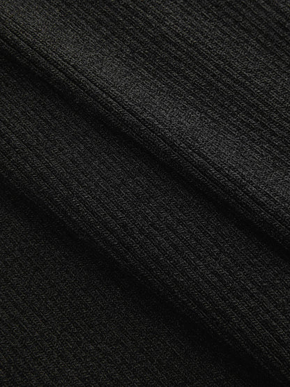 Contrast Trim Ribbed Knit Tank Top