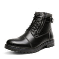 Men'S Cap-Toe Oxford Motorcycle Boots