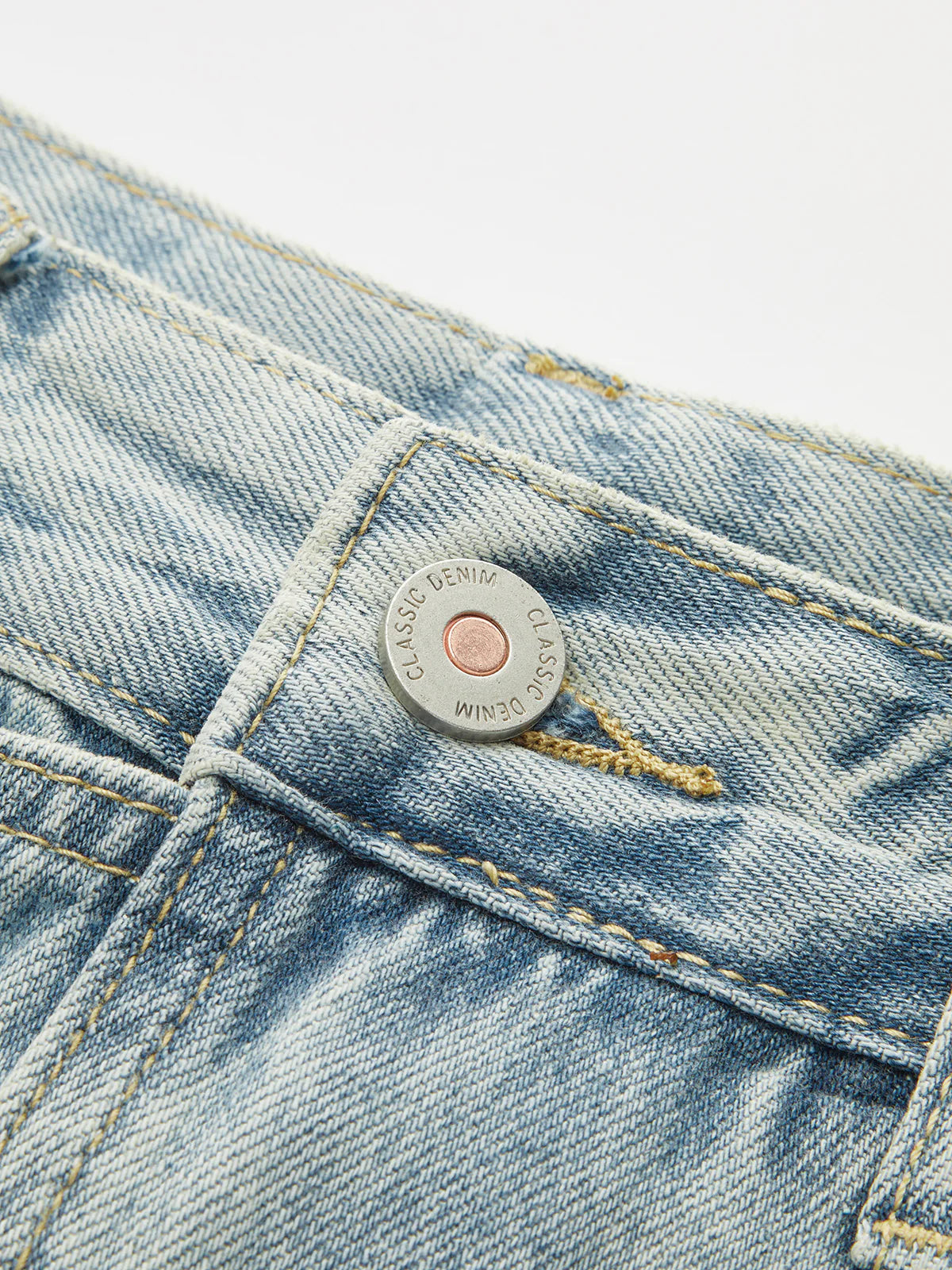 Denim Wrap Front Skort