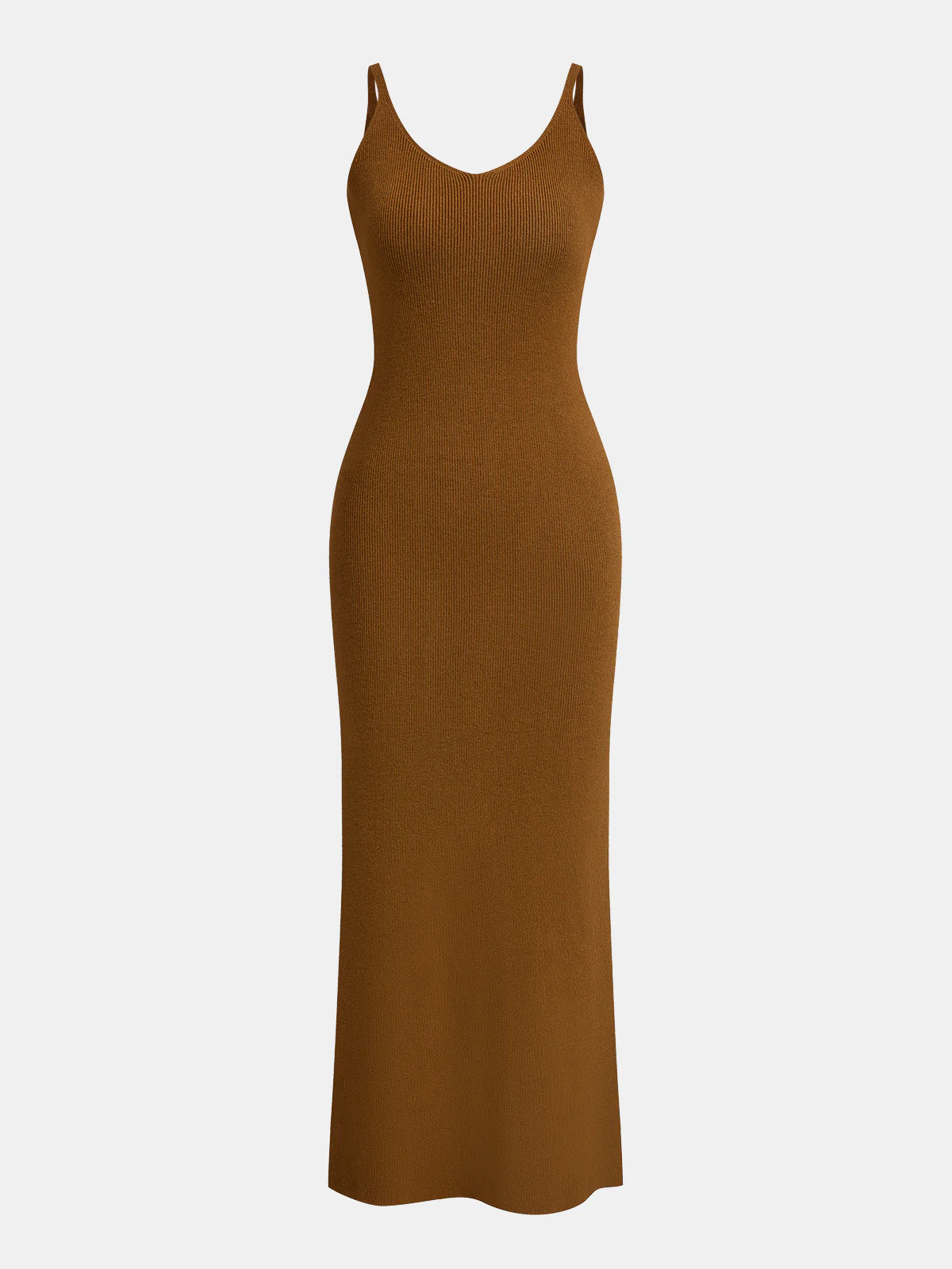 Knit Top & Cami Maxi Dress Two-Piece Set