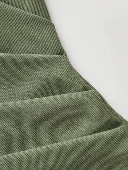 Ruched Mock Neck Short Sleeve Top