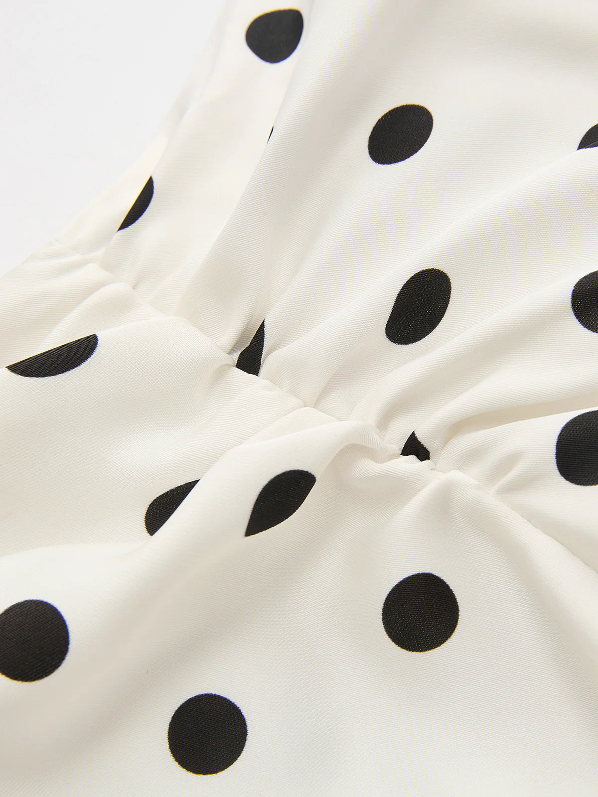 Polka Dot Lace Trim Cami Top & Skirt Sets