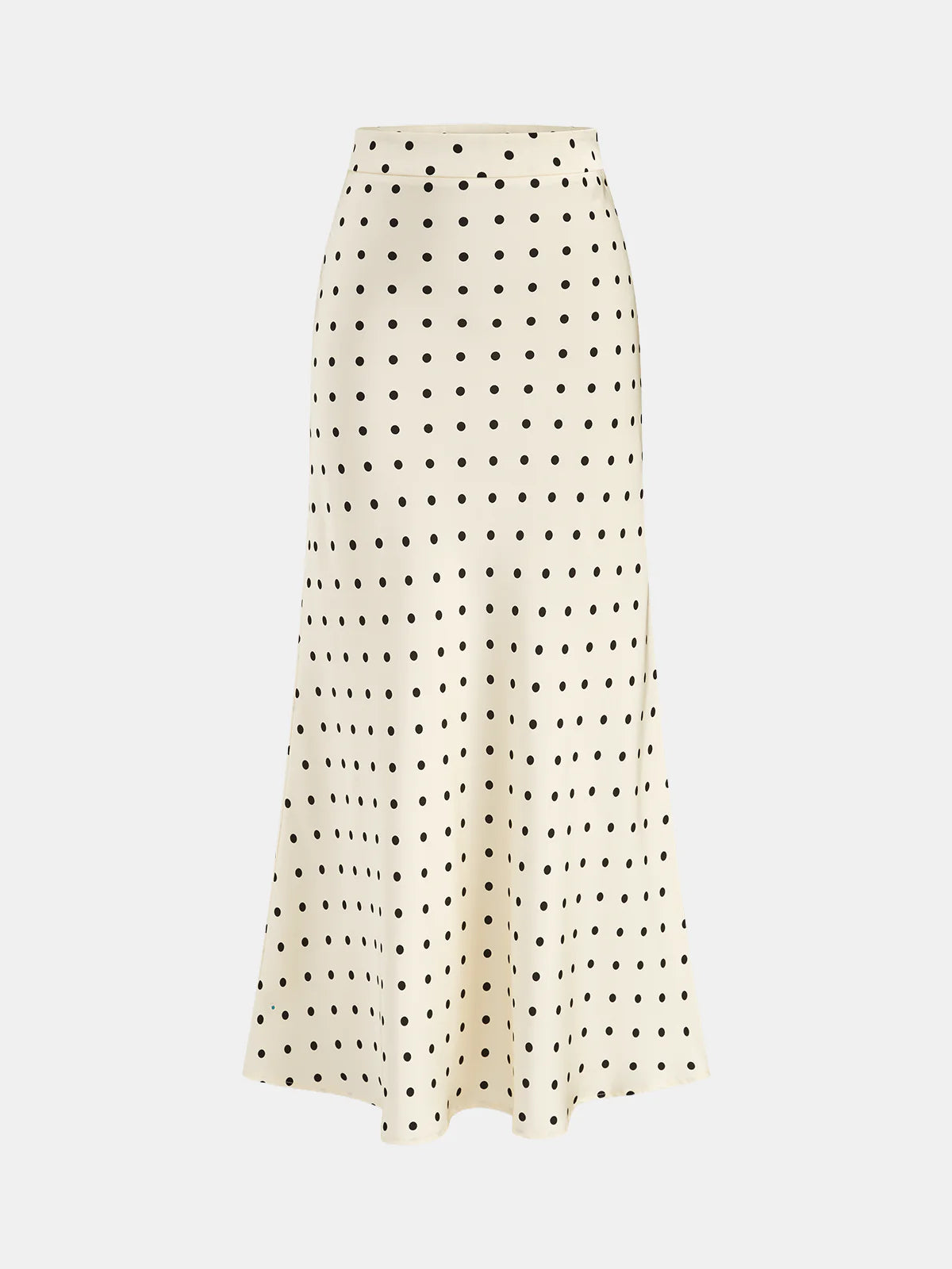 Polka Dot Cowl Neck Top & Maxi Skirt Set