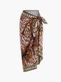 Floral Print Knotted Cover Up