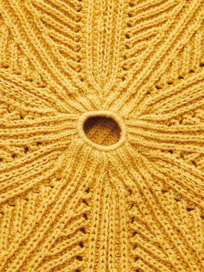 Sleeveless Hollow Out Knit Halter Top